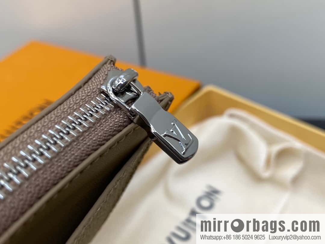[Boutique‑grade] M82984 apricot, full leather card holder wallet series Coin Aer card holder m82084 82068
