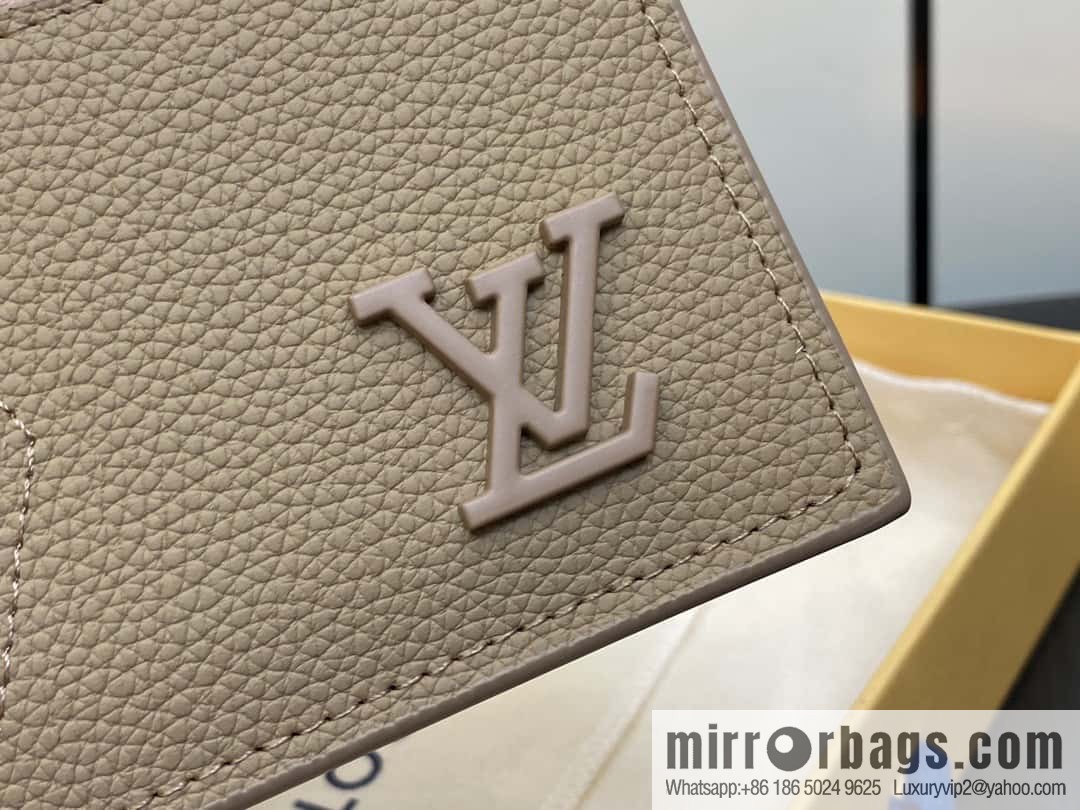 [Boutique‑grade] M82984 apricot, full leather card holder wallet series Coin Aer card holder m82084 82068