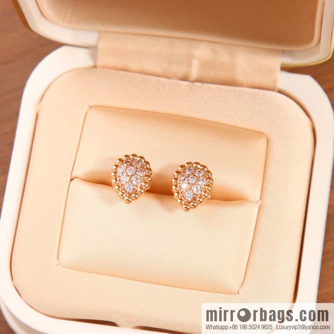 ☀New BOUCHERON/Boucheron SERPENT BOHEME series full of diamond drops 💧 stud earrings ☀