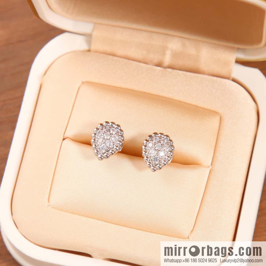 ☀New BOUCHERON/Boucheron SERPENT BOHEME series full of diamond drops 💧 stud earrings ☀