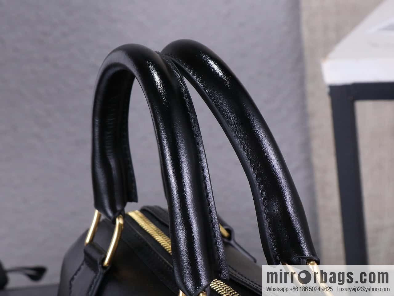 [Premium quality, all-steel hardware γπππππ‘π| small smooth cow leather (fabric) Boston model: 113773