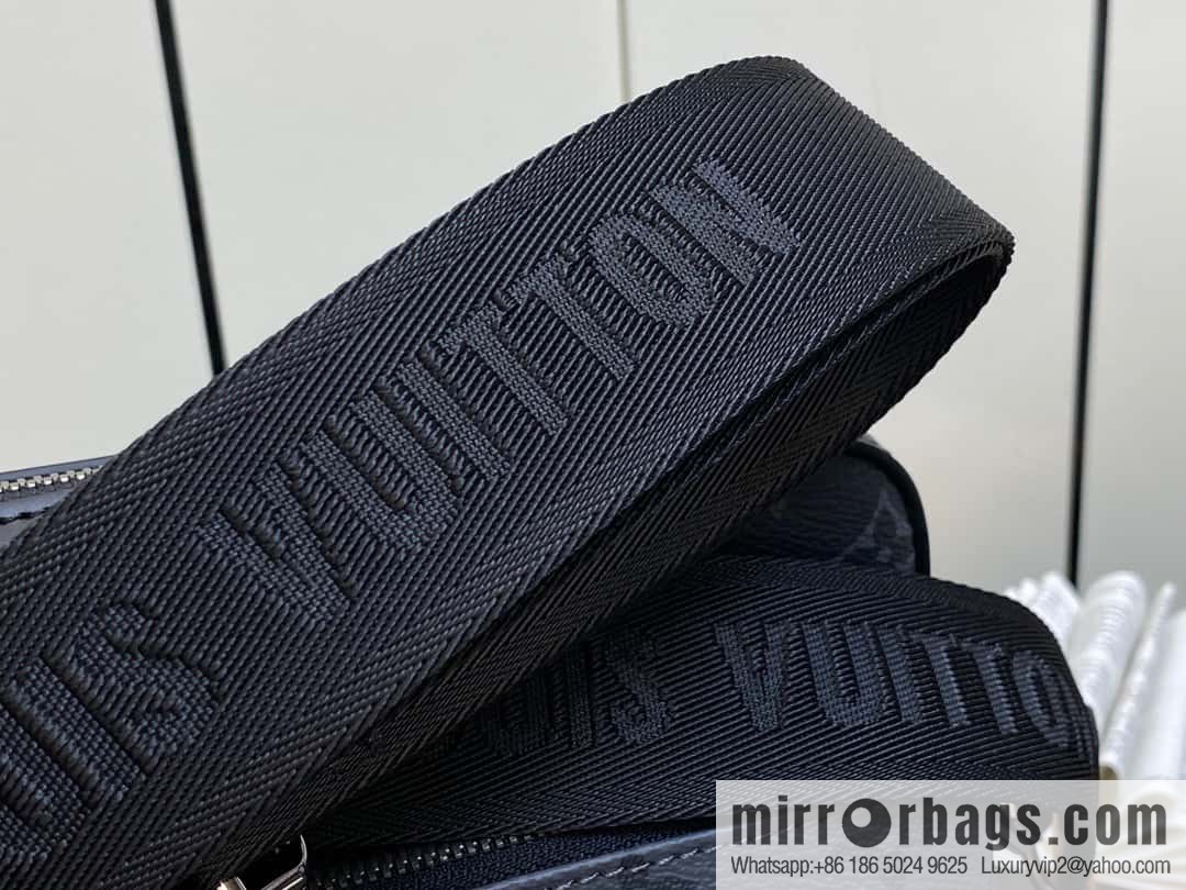[Boutique‑grade] M69443 black flower, new version, men's bag three-piece messenger bag series Trio messenger bag