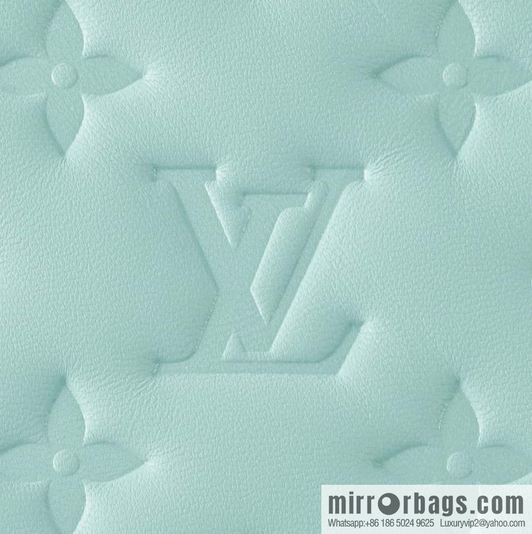 [Boutique‑grade] M22394 blue-green, full leather chain bag series, this Coussin small handbag.
