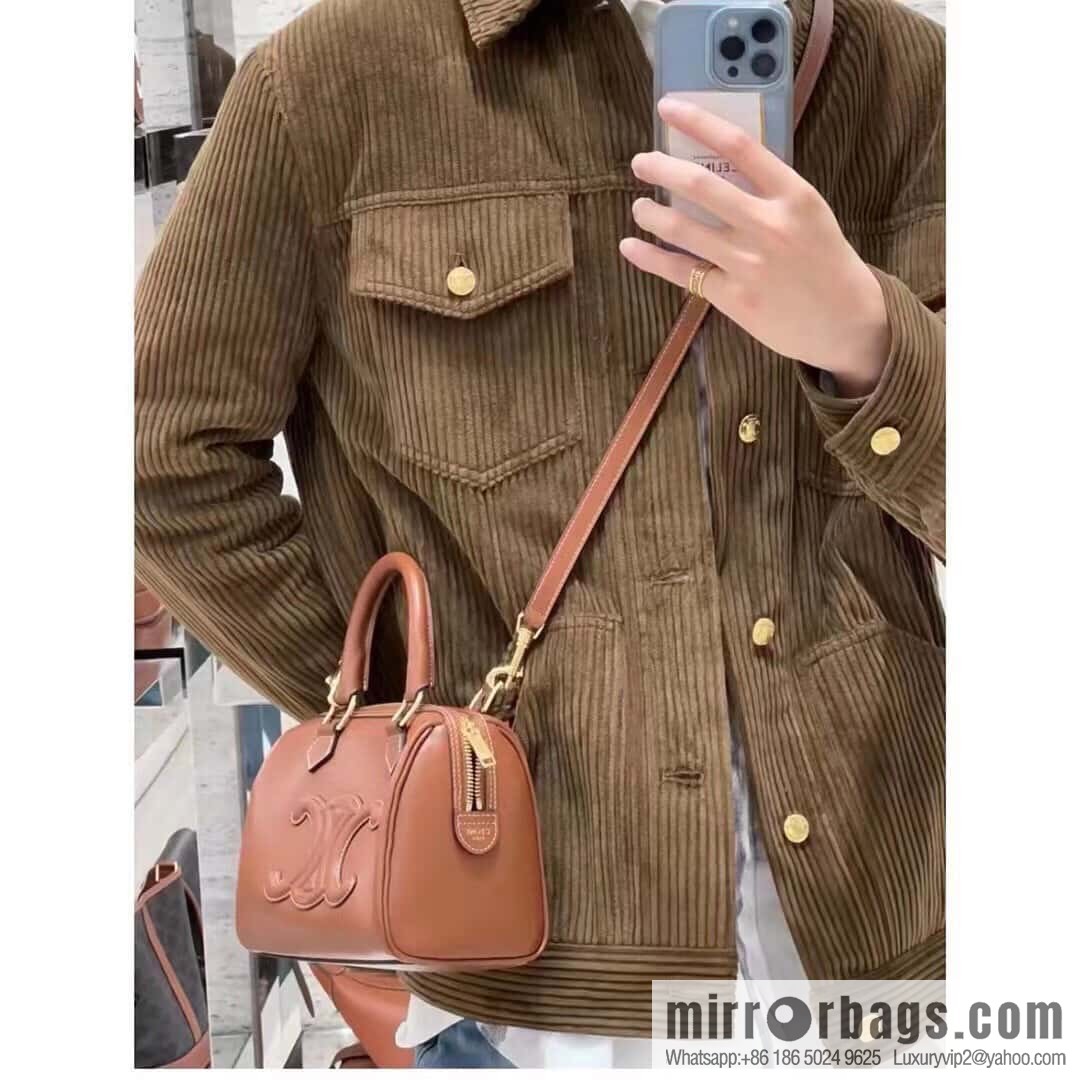 [Premium quality, all-steel hardware γπππππ‘π| small smooth cow leather (fabric) Boston model: 113773