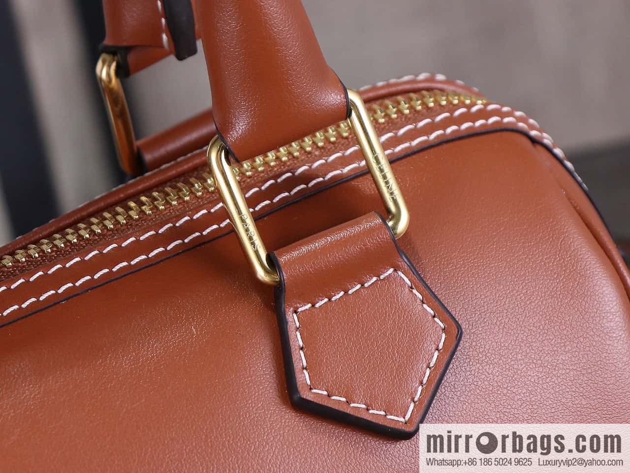 [Premium quality, all-steel hardware γπππππ‘π| small smooth cow leather (fabric) Boston model: 113773