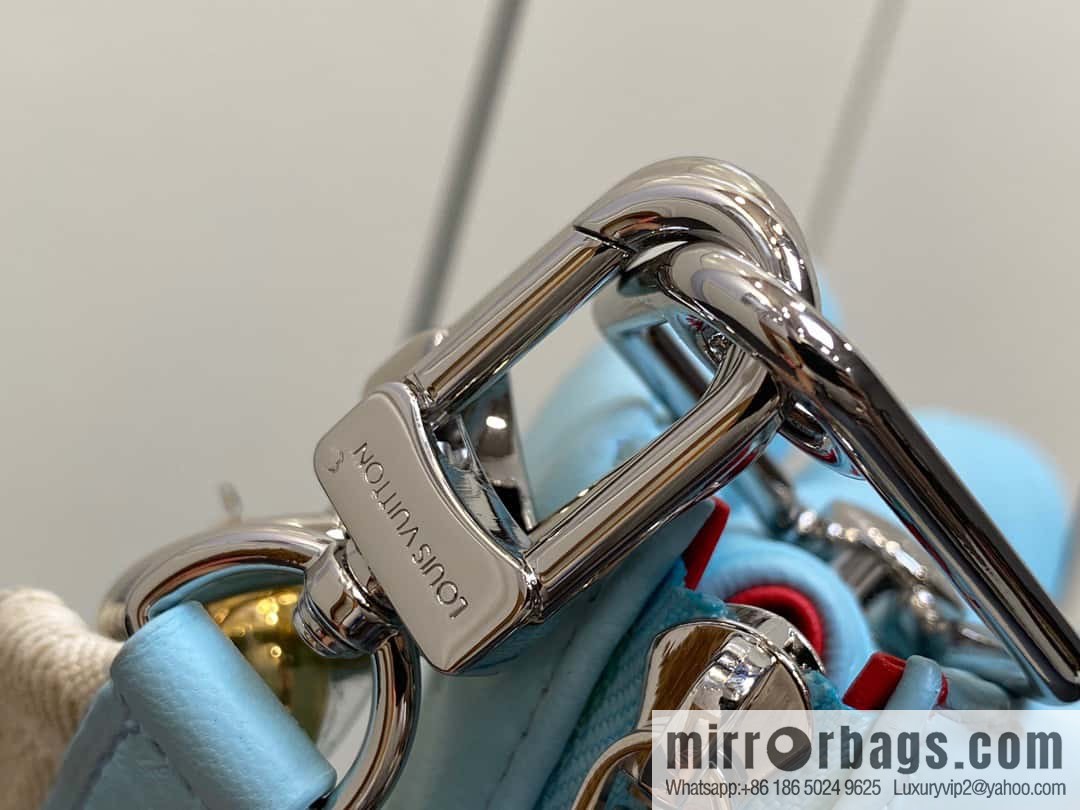[Boutique‑grade] M22394 blue-green, full leather chain bag series, this Coussin small handbag.