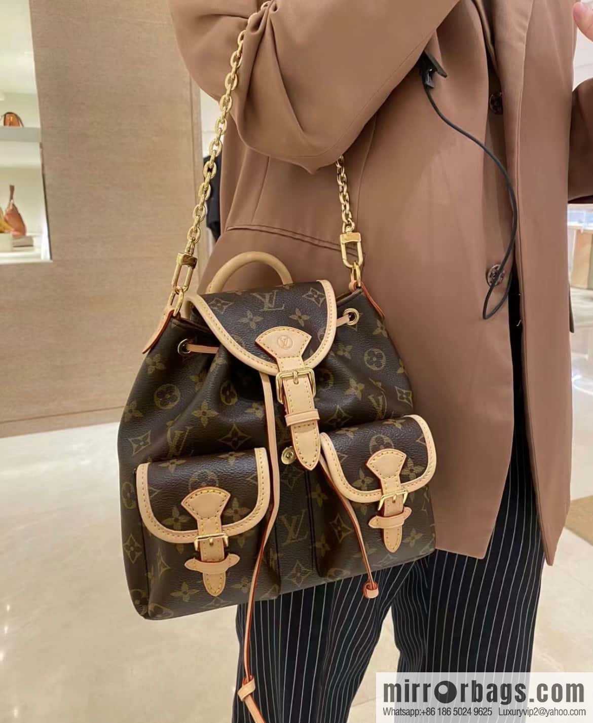 [Premium‑quality] M46932 monogram backpack series Excursion small backpack