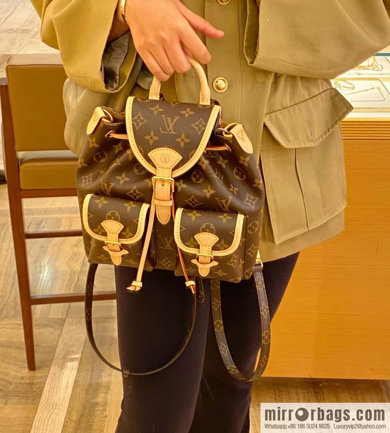 [Premium‑quality] M46932 monogram backpack series Excursion small backpack