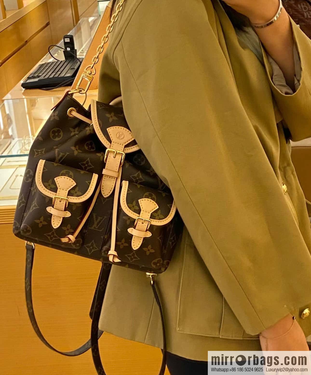 [Premium‑quality] M46932 monogram backpack series Excursion small backpack