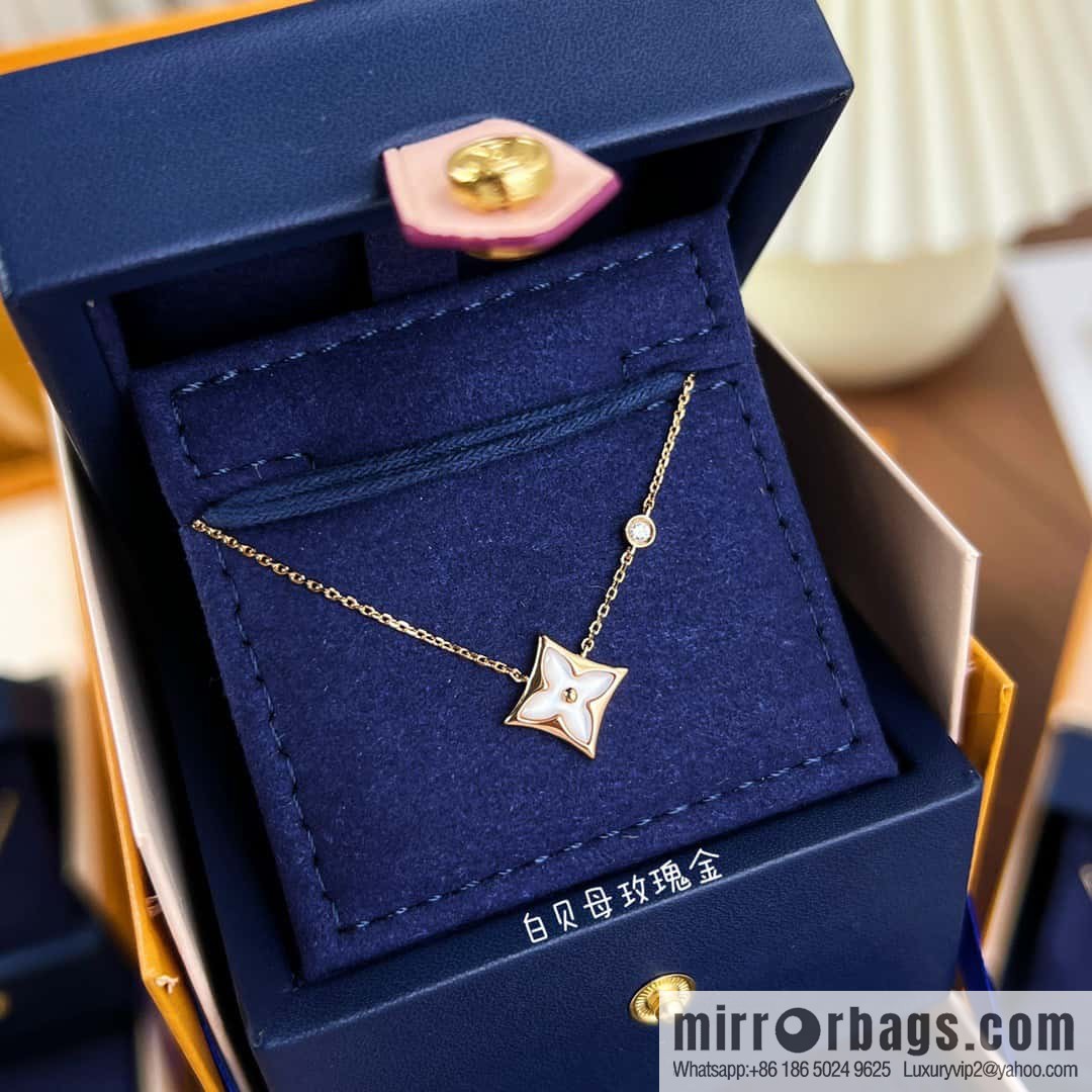 ☀Louis Vuitton Louis Vuitton LV diamond fritillary necklace ☀