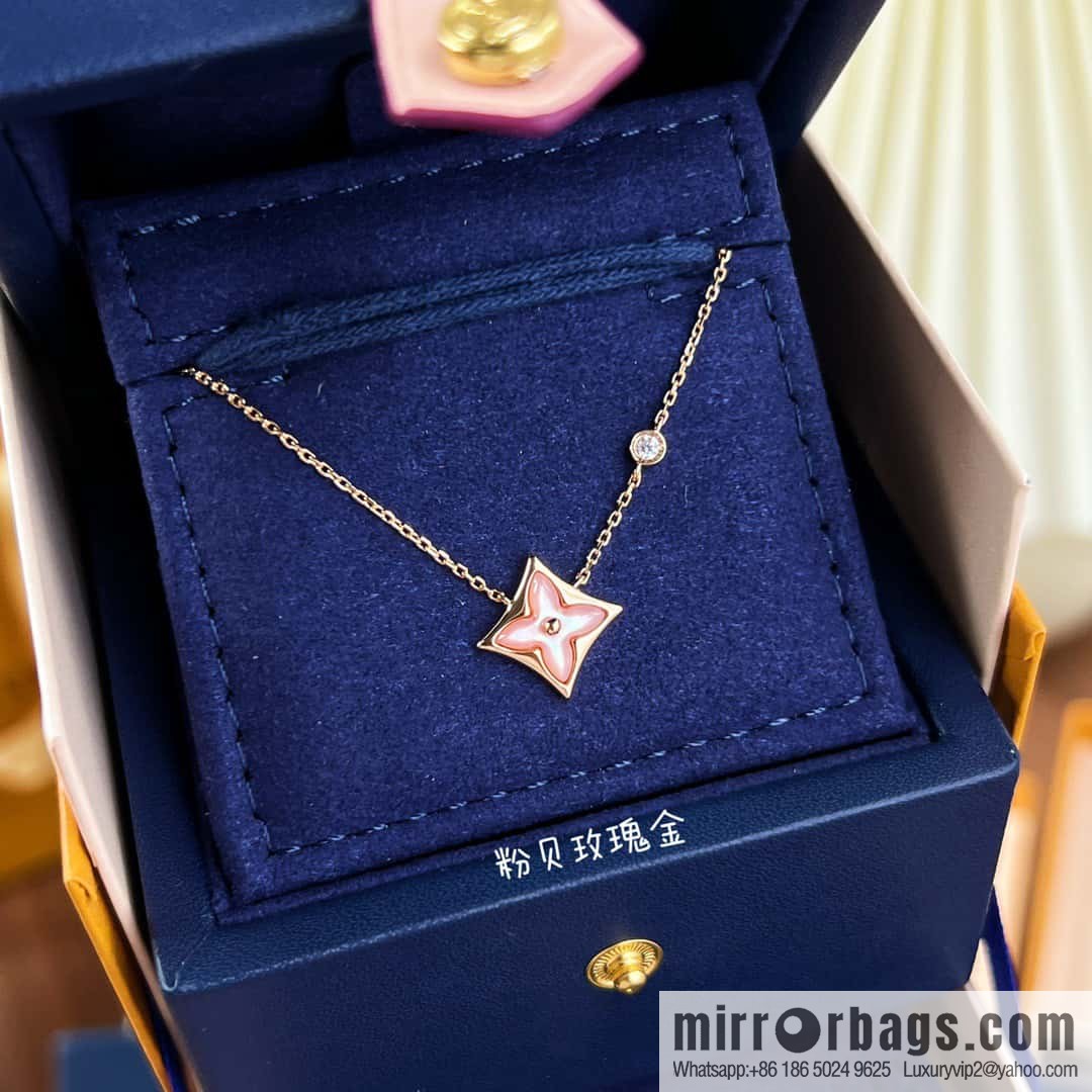 ☀Louis Vuitton Louis Vuitton LV diamond fritillary necklace ☀