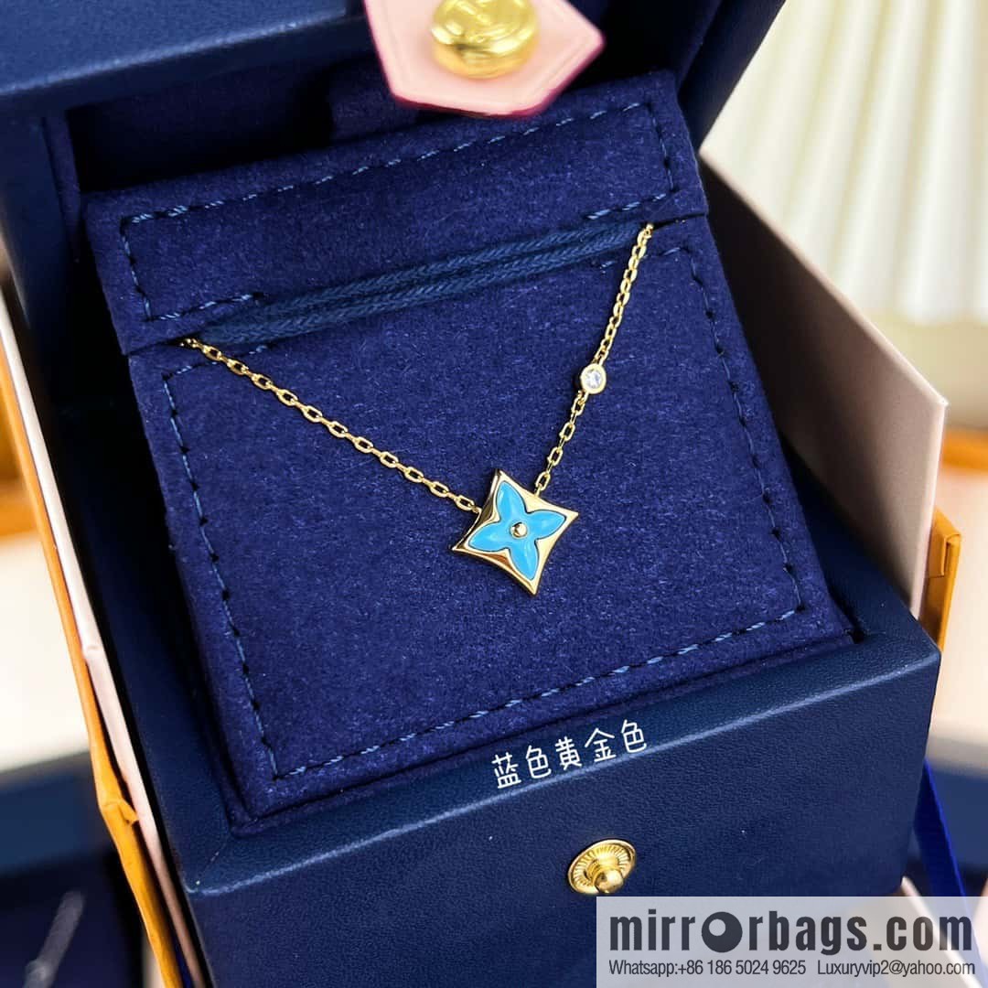☀Louis Vuitton Louis Vuitton LV diamond fritillary necklace ☀