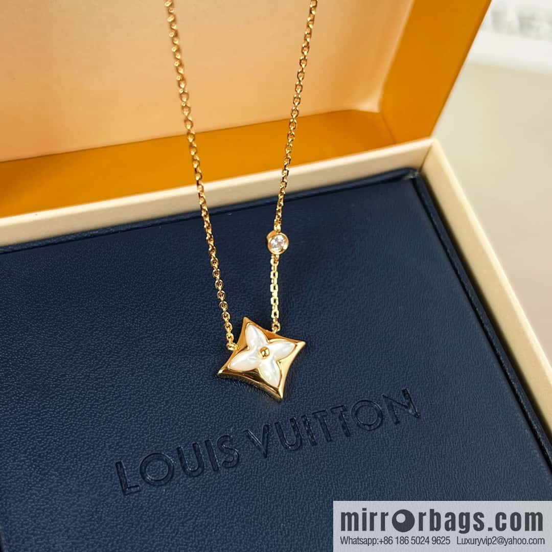 ☀Louis Vuitton Louis Vuitton LV diamond fritillary necklace ☀