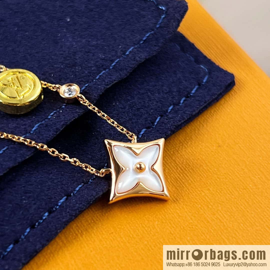 ☀Louis Vuitton Louis Vuitton LV diamond fritillary necklace ☀