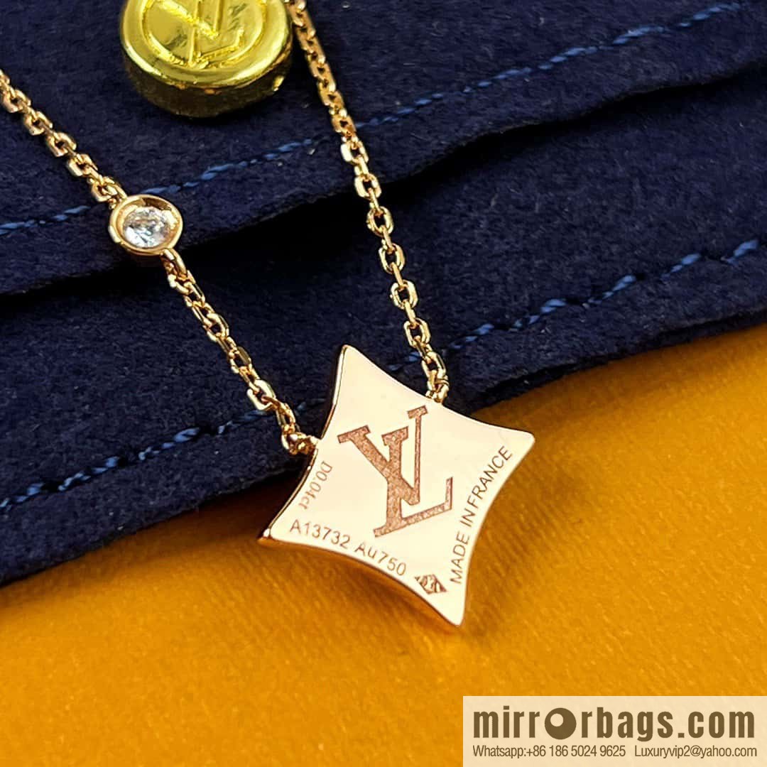 ☀Louis Vuitton Louis Vuitton LV diamond fritillary necklace ☀