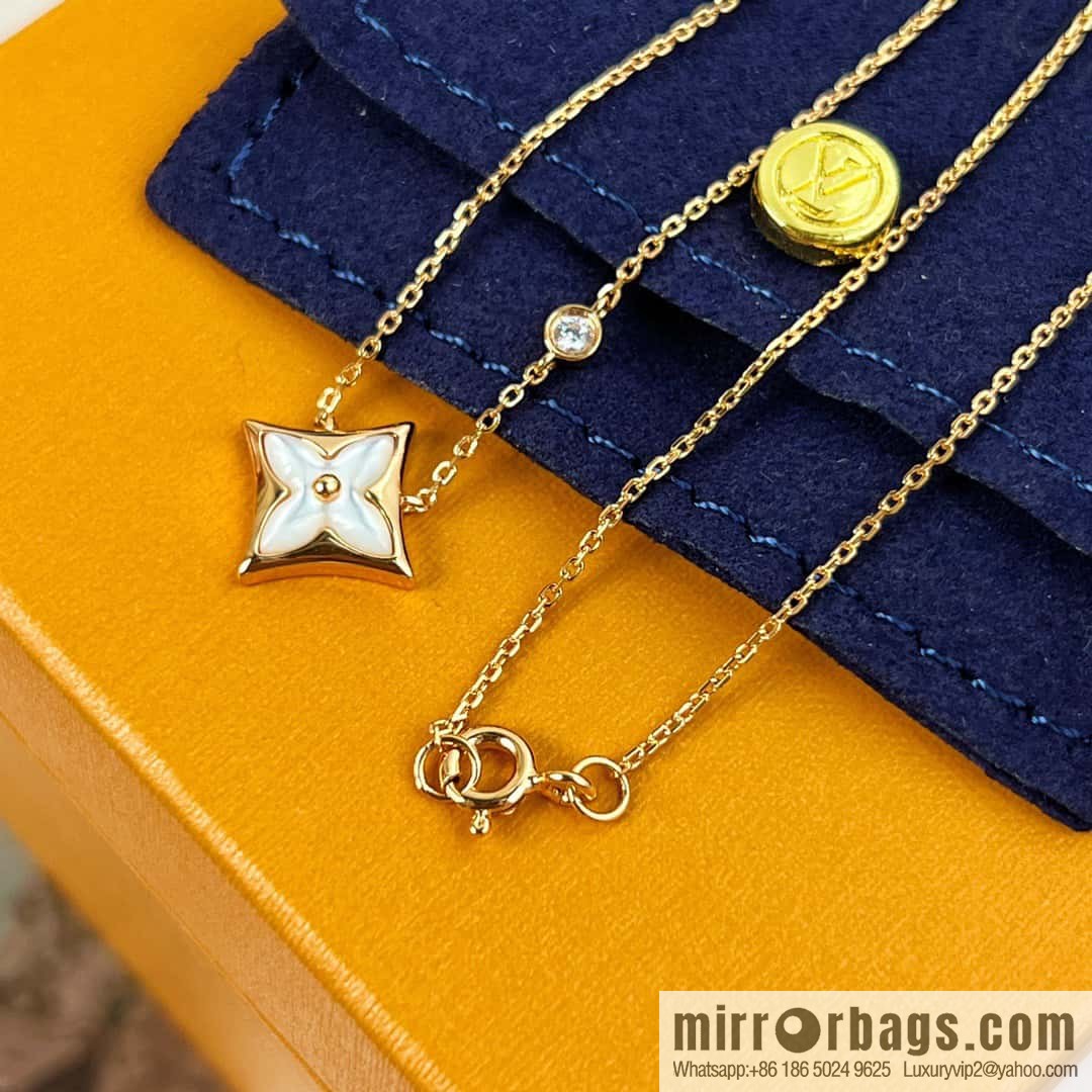 ☀Louis Vuitton Louis Vuitton LV diamond fritillary necklace ☀