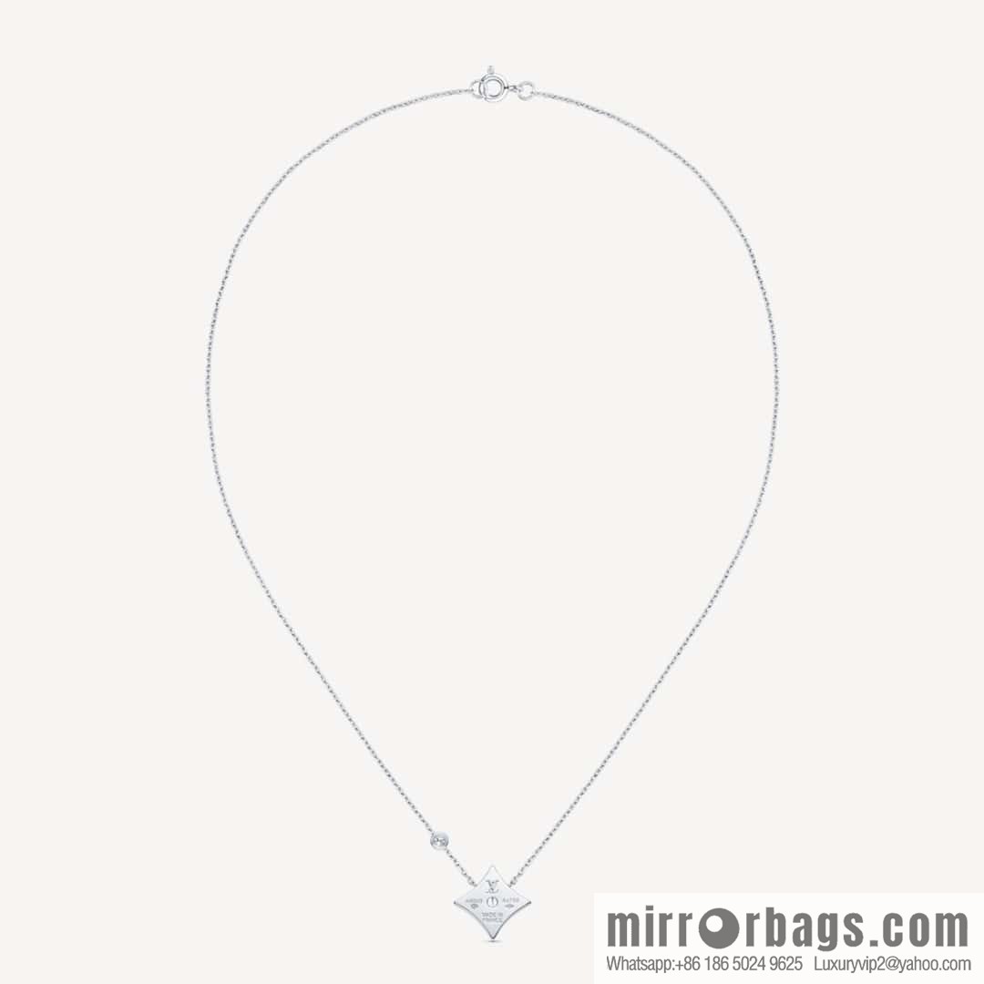☀Louis Vuitton Louis Vuitton LV diamond fritillary necklace ☀