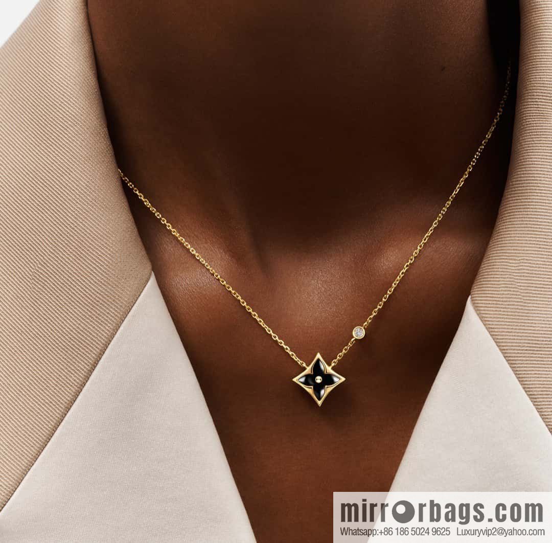 ☀Louis Vuitton Louis Vuitton LV diamond fritillary necklace ☀