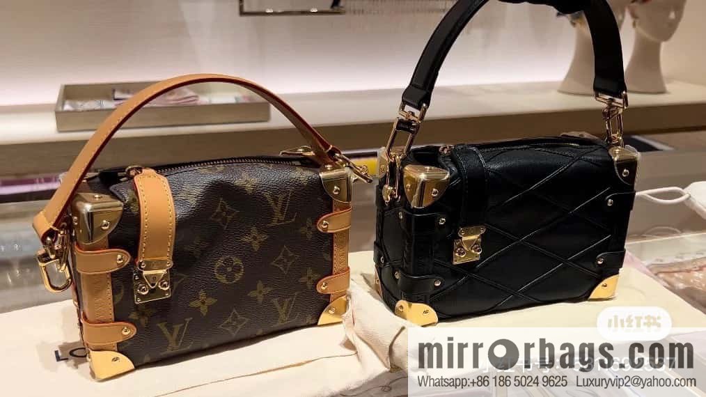 [Boutique‑grade] M46815 monogram mini soft box series side trunk mini handbag M46358 mini monogram