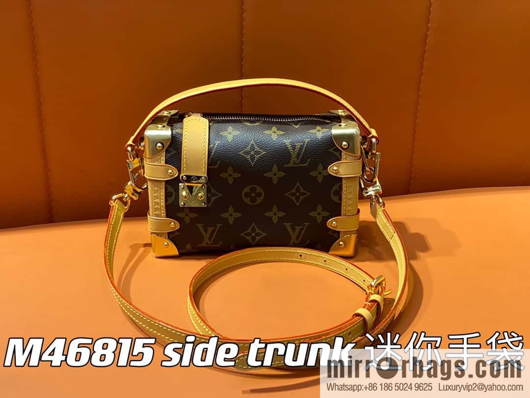 [Boutique‑grade] M46815 monogram mini soft box series side trunk mini handbag M46358 mini monogram