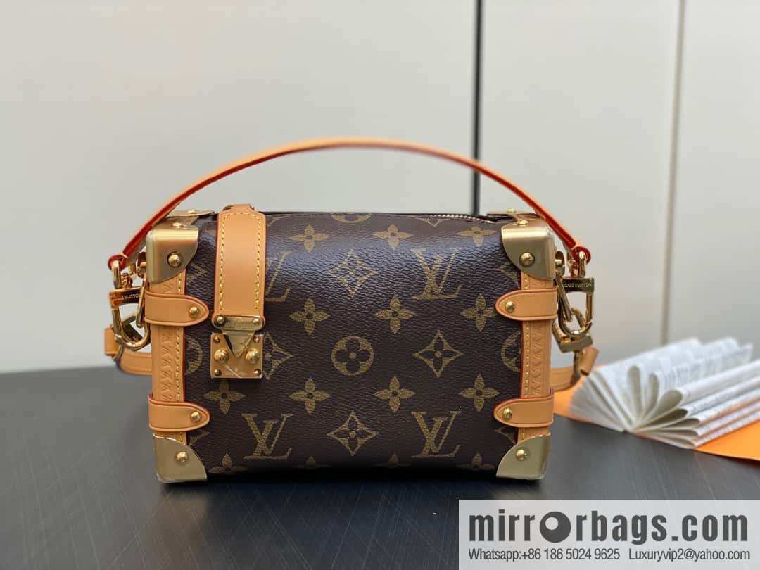 [Boutique‑grade] M46815 monogram mini soft box series side trunk mini handbag M46358 mini monogram