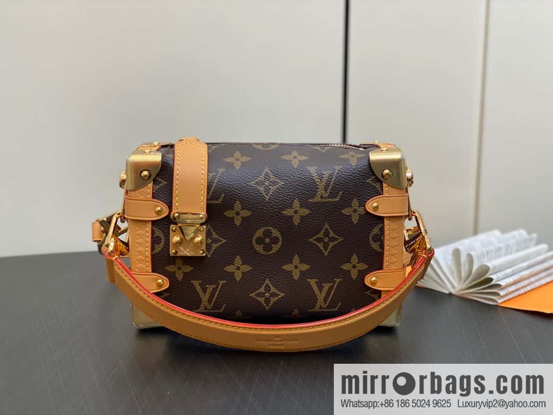 [Boutique‑grade] M46815 monogram mini soft box series side trunk mini handbag M46358 mini monogram