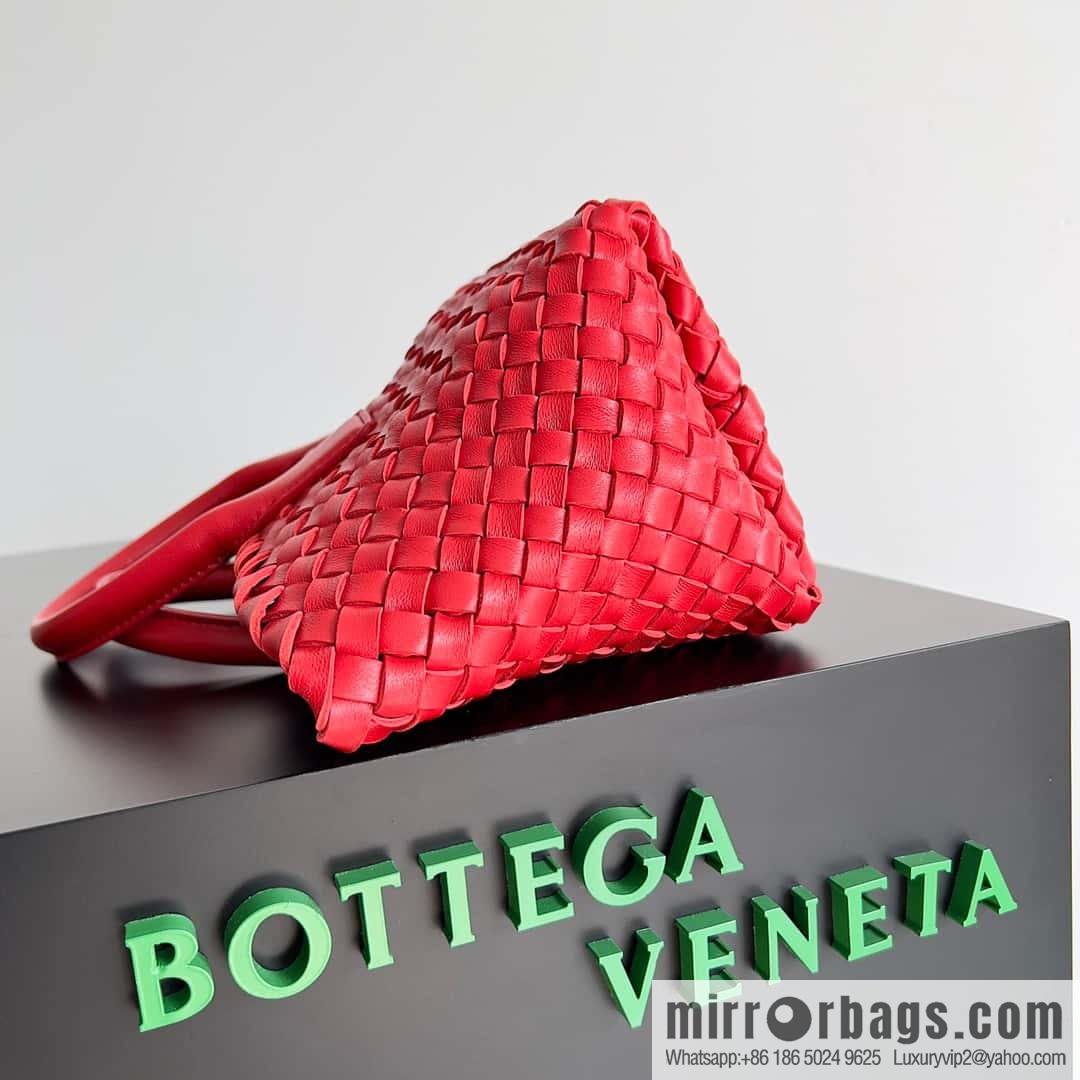 BV Mini Cabat Limited Edition mini vegetable basket BAG model; 709464 big red