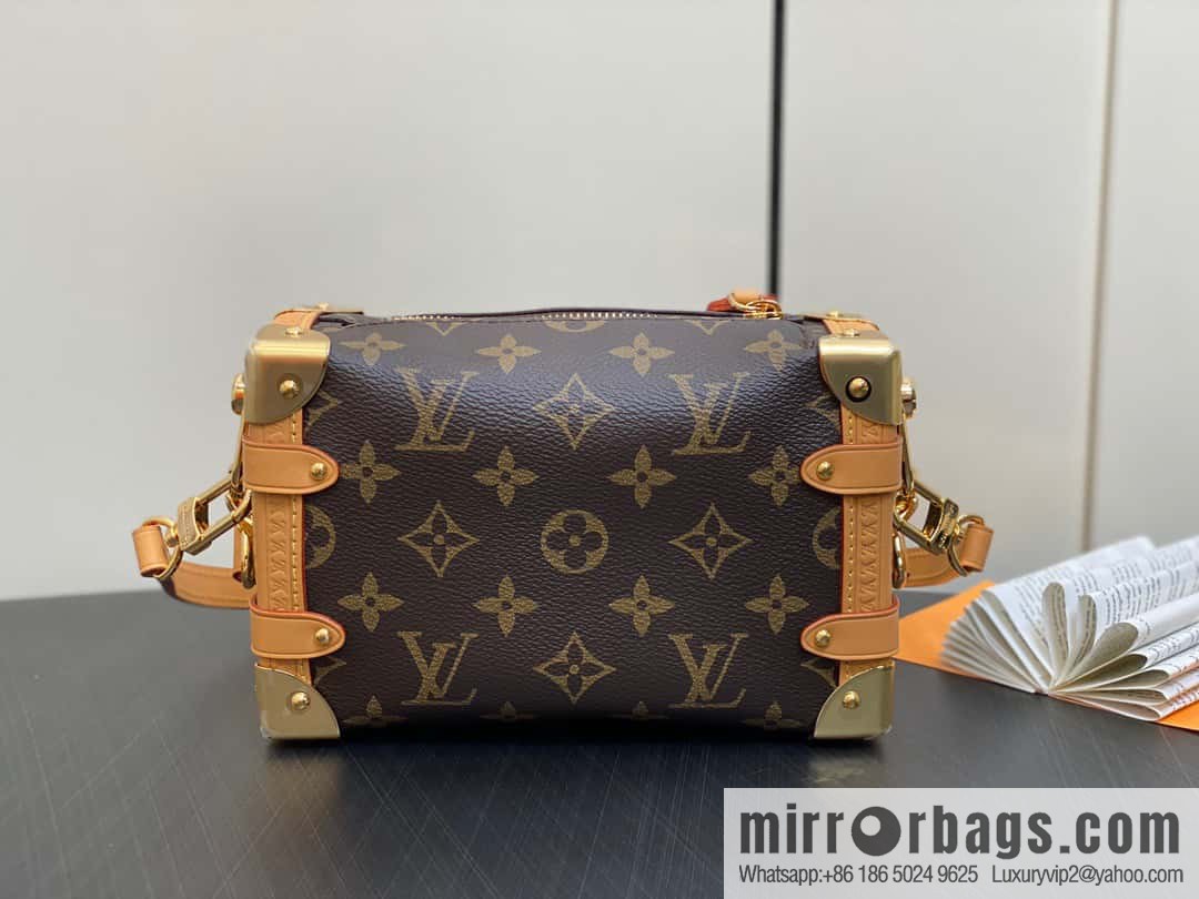 [Boutique‑grade] M46815 monogram mini soft box series side trunk mini handbag M46358 mini monogram