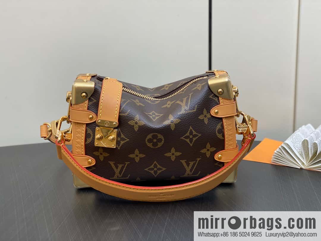 [Boutique‑grade] M46815 monogram mini soft box series side trunk mini handbag M46358 mini monogram