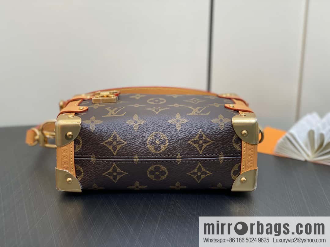 [Boutique‑grade] M46815 monogram mini soft box series side trunk mini handbag M46358 mini monogram