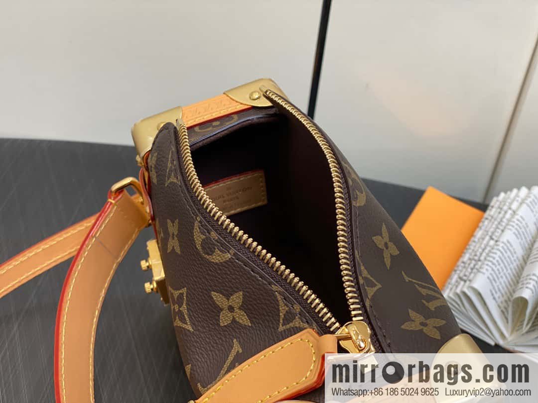 [Boutique‑grade] M46815 monogram mini soft box series side trunk mini handbag M46358 mini monogram