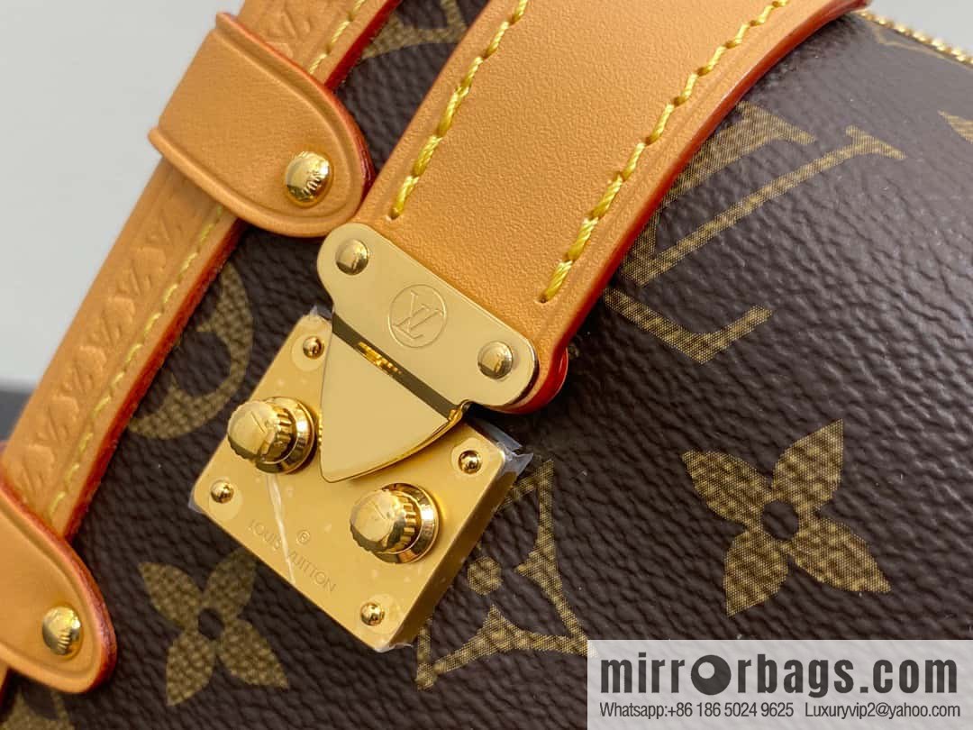 [Boutique‑grade] M46815 monogram mini soft box series side trunk mini handbag M46358 mini monogram