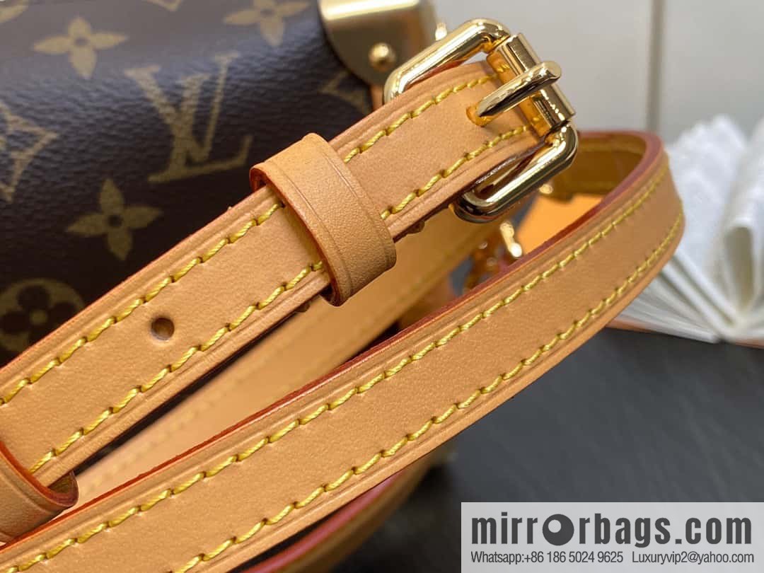 [Boutique‑grade] M46815 monogram mini soft box series side trunk mini handbag M46358 mini monogram