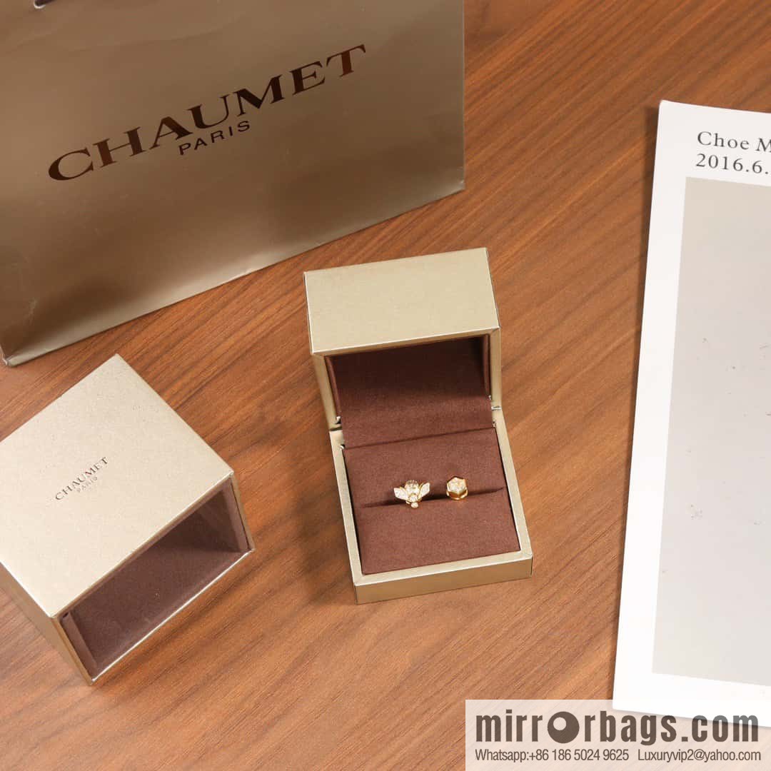 ☀️CHAUMET BEE MY LOVE Love Nest Series Bee Stud Earrings ☀️