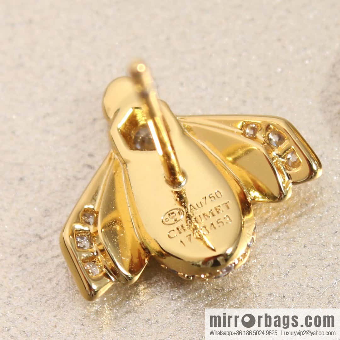☀️CHAUMET BEE MY LOVE Love Nest Series Bee Stud Earrings ☀️