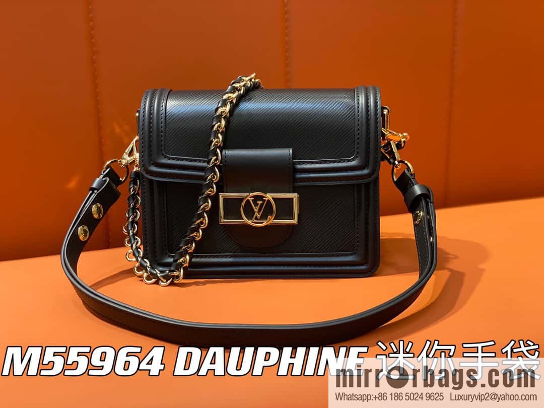[Boutique‑grade] M55964 black epi Daphne series DAUPHINE mini handbag M23559 M23358