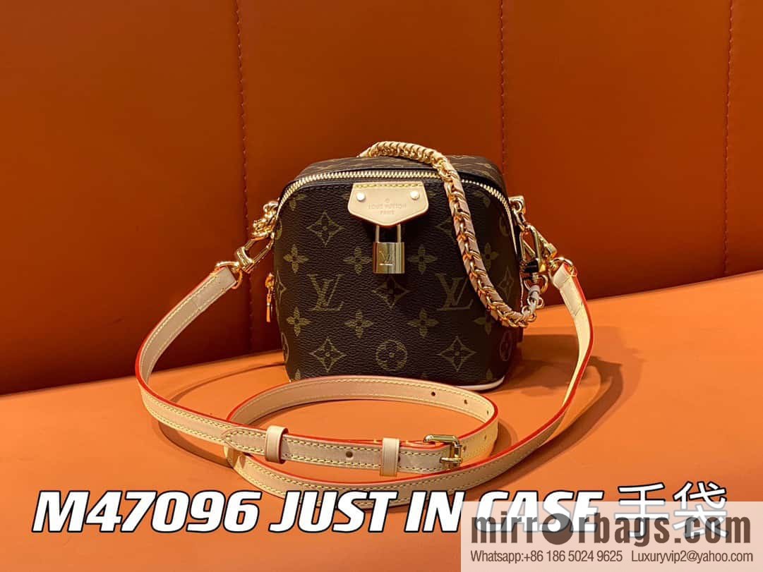 [Premium‑quality] M47096 monogram chain bag series JUST IN CASE handbag Just In Case handbag