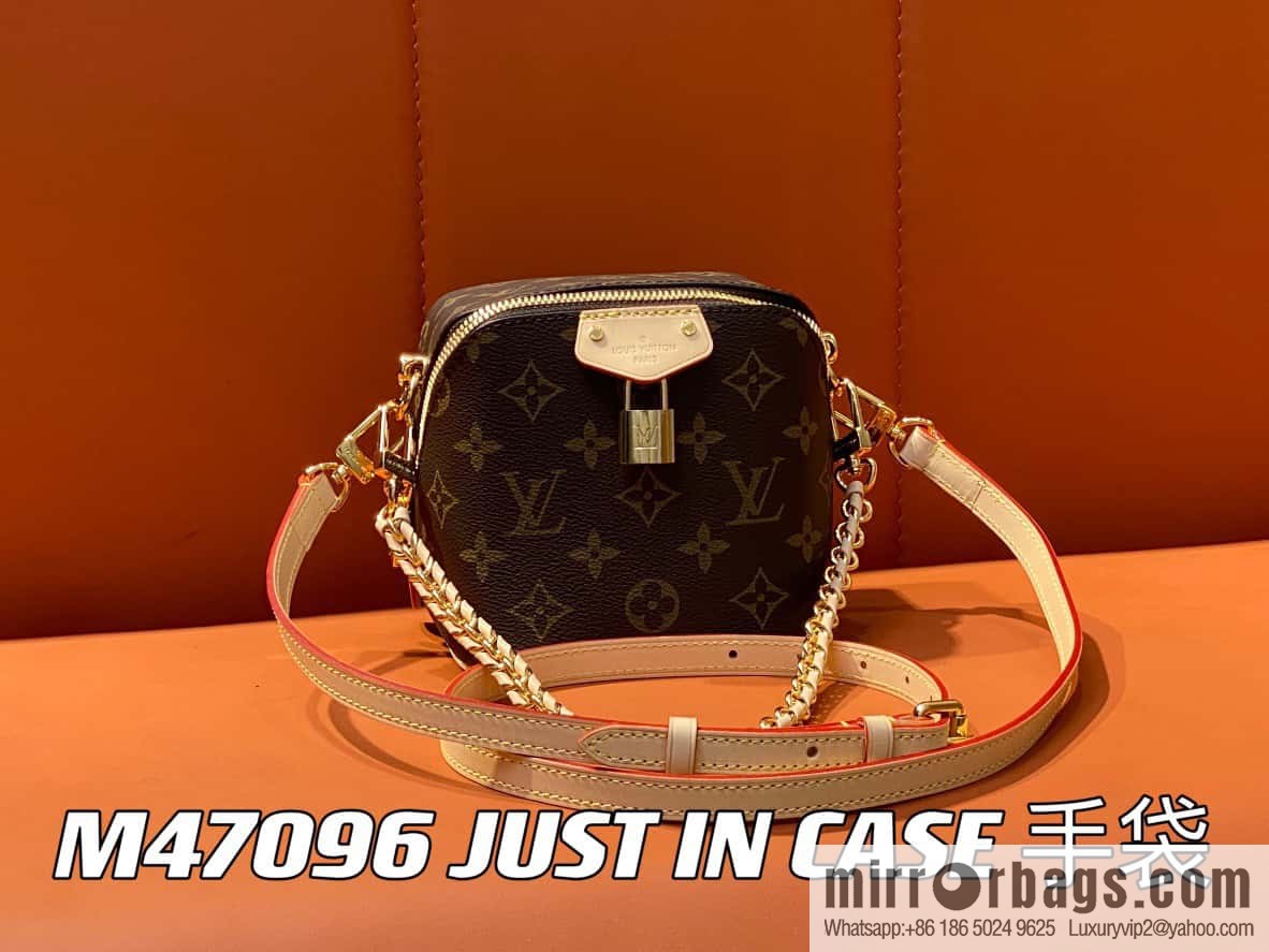 [Premium‑quality] M47096 monogram chain bag series JUST IN CASE handbag Just In Case handbag