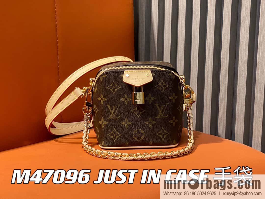 [Premium‑quality] M47096 monogram chain bag series JUST IN CASE handbag Just In Case handbag