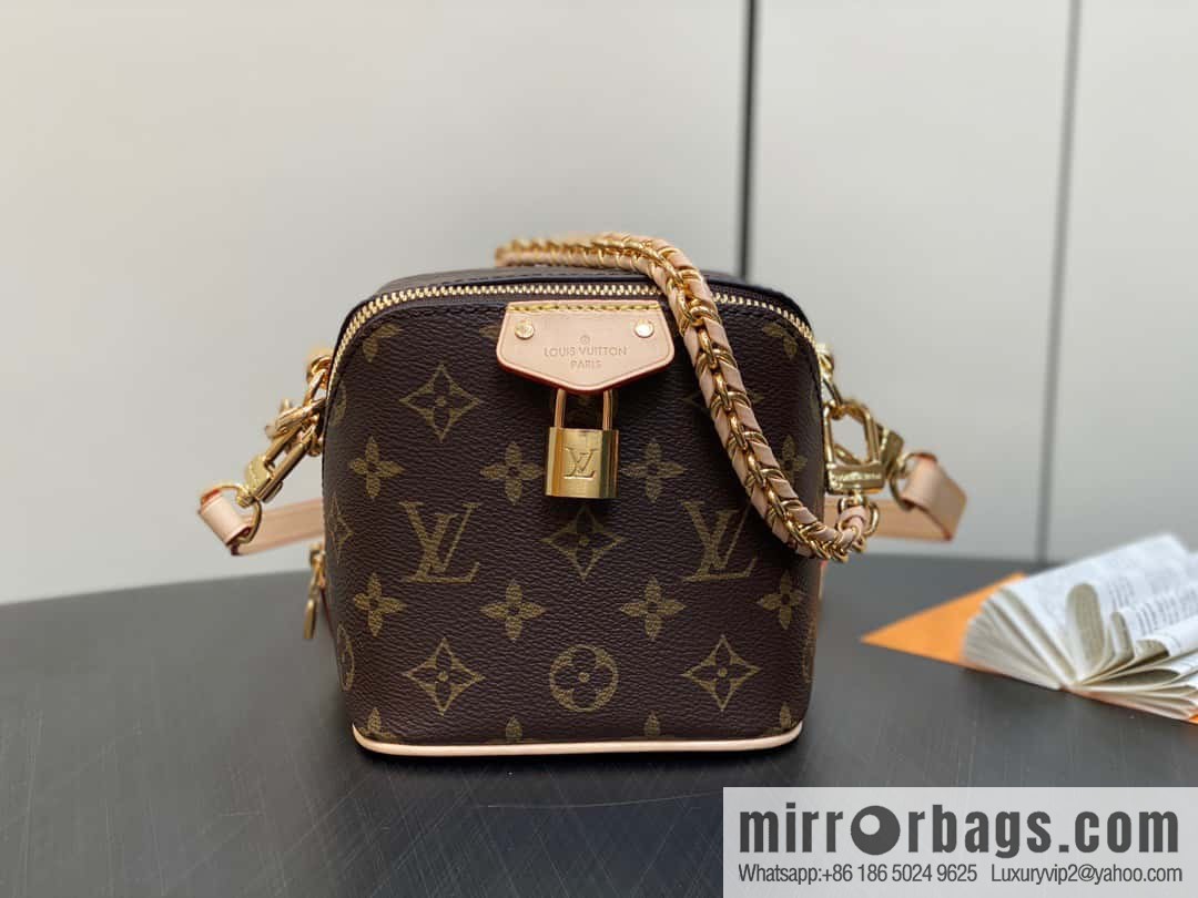 [Premium‑quality] M47096 monogram chain bag series JUST IN CASE handbag Just In Case handbag