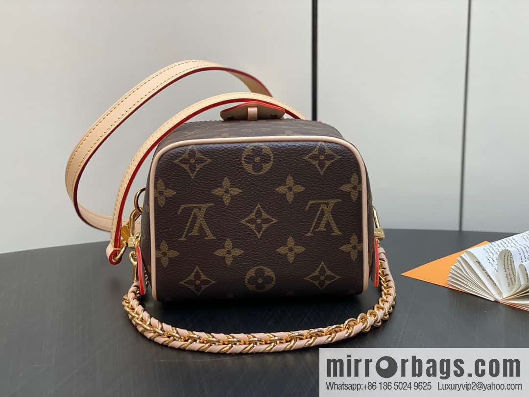 [Premium‑quality] M47096 monogram chain bag series JUST IN CASE handbag Just In Case handbag