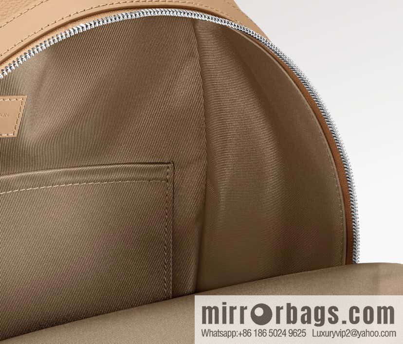 [Premium‑quality] M23708 apricot, full leather backpack series TAKEOFF backpack LV NEW BACKPACK backpack