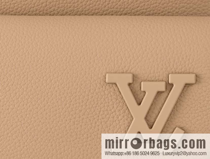[Premium‑quality] M23708 apricot, full leather backpack series TAKEOFF backpack LV NEW BACKPACK backpack