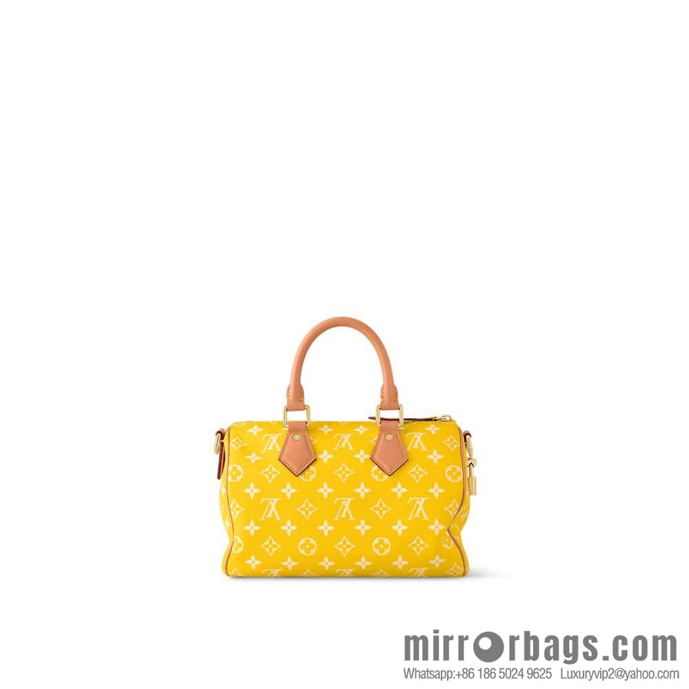 [Boutique‑grade] M24426 yellow SPEEDY P9 BANDOULIZRE25 handbag