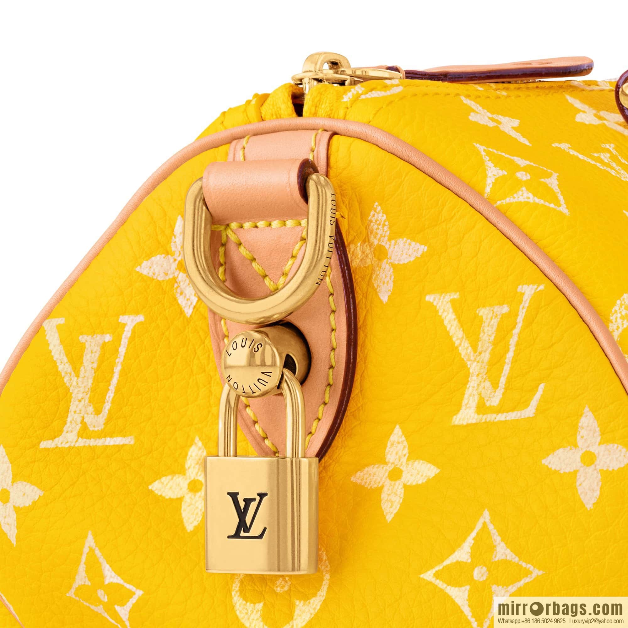 [Boutique‑grade] M24426 yellow SPEEDY P9 BANDOULIZRE25 handbag