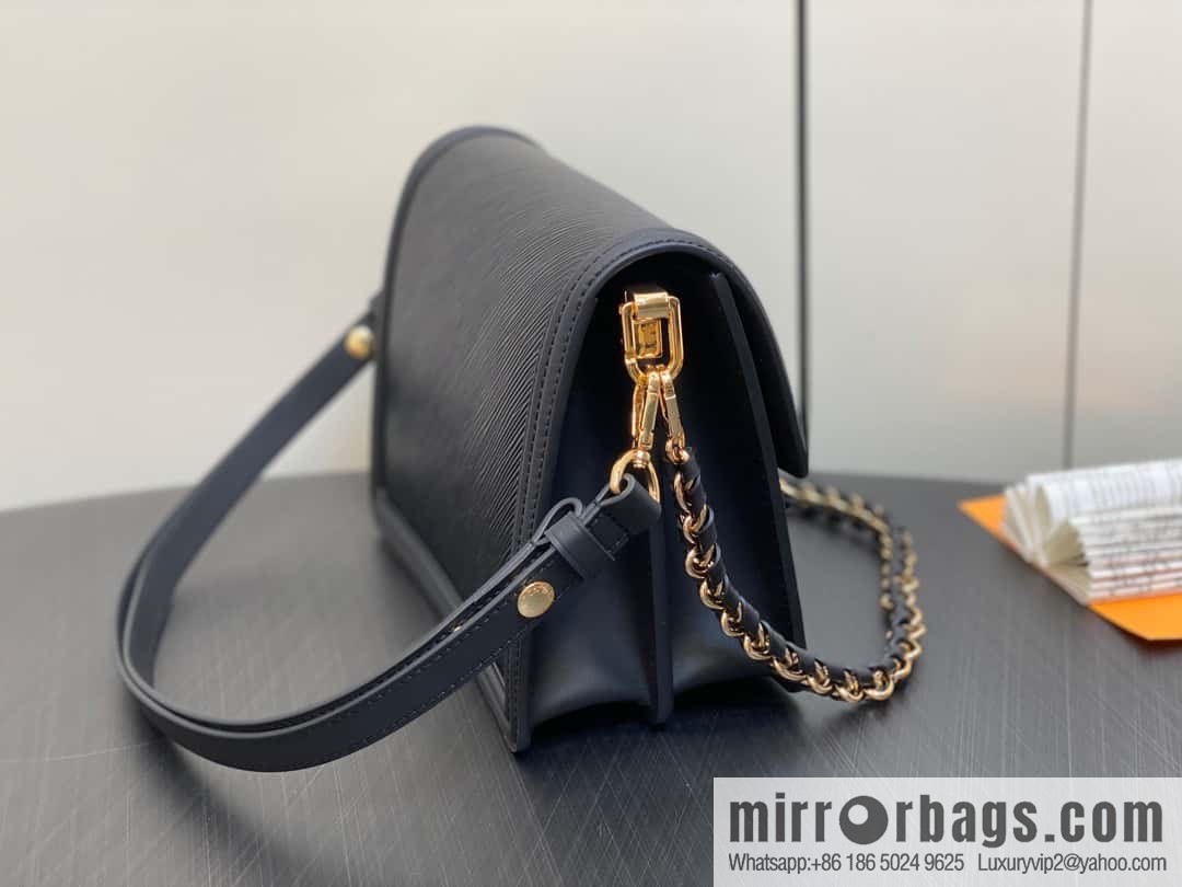 [Boutique‑grade] M56141 black epi Daphne series DAUPHINE medium handbag M23635 this Dauphine medium handbag