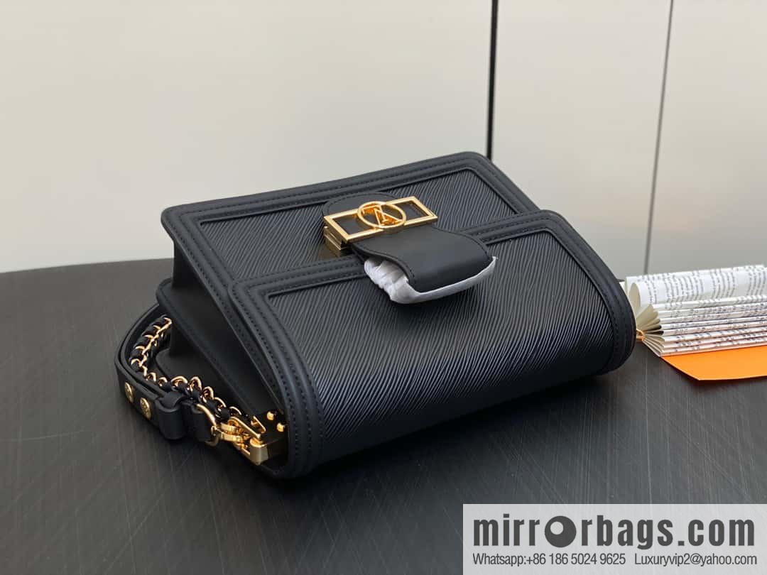 [Boutique‑grade] M56141 black epi Daphne series DAUPHINE medium handbag M23635 this Dauphine medium handbag