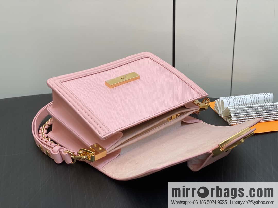 [Boutique‑grade] M23635 pink epi Daphne series DAUPHINE medium handbag M23635 this Dauphine medium handbag
