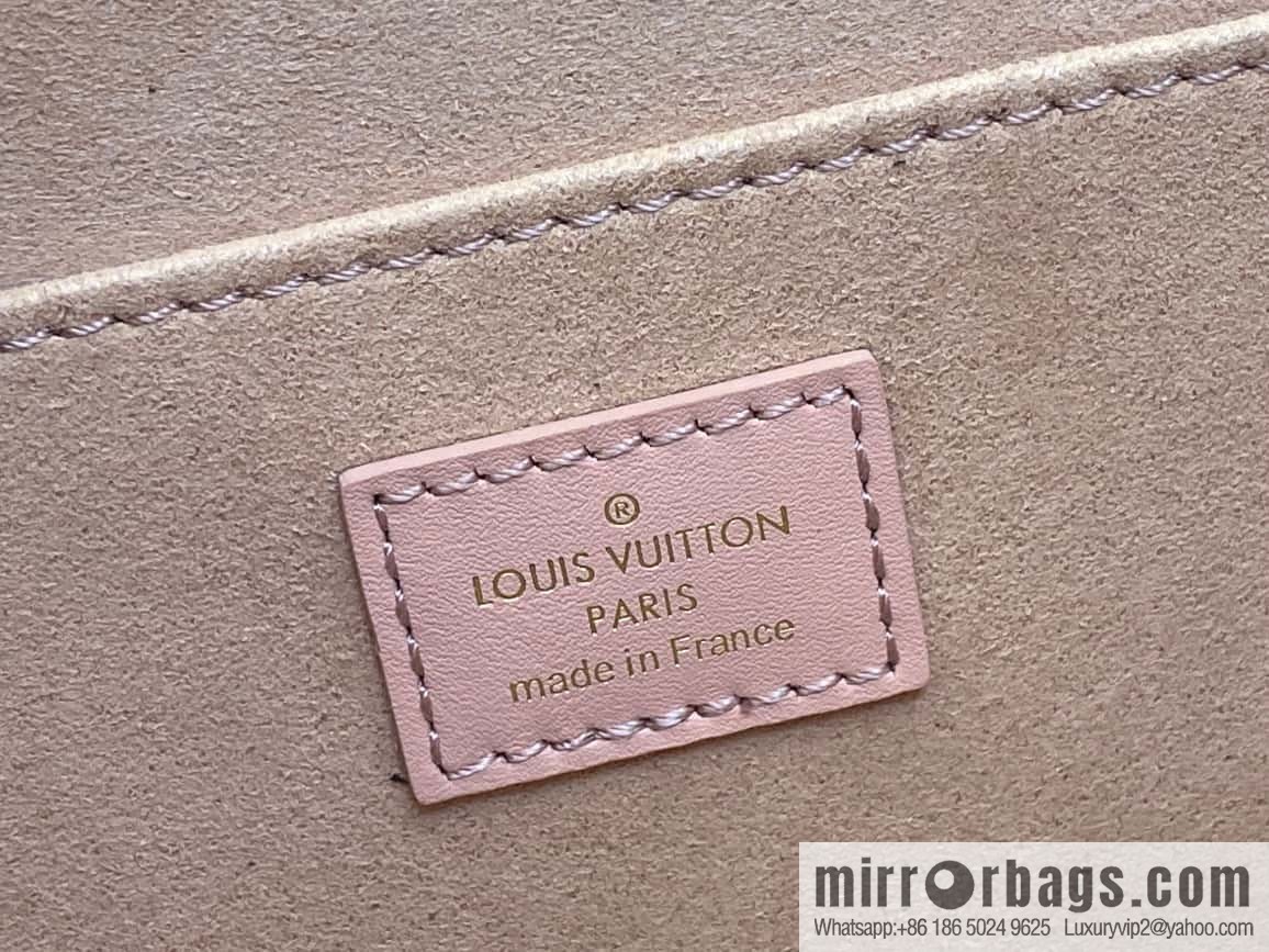 [Boutique‑grade] M23635 pink epi Daphne series DAUPHINE medium handbag M23635 this Dauphine medium handbag
