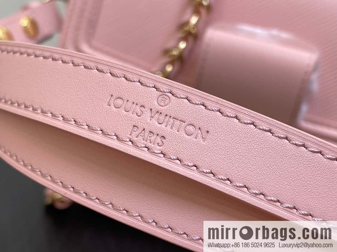 [Boutique‑grade] M23635 pink epi Daphne series DAUPHINE medium handbag M23635 this Dauphine medium handbag